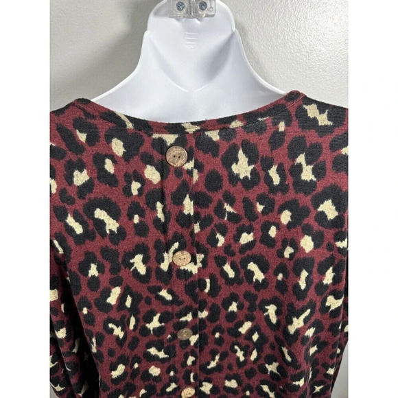 C Christian Los Angeles Cheetah Long Sleeve Button Up Back Shirt 3XL - Picture 5 of 7